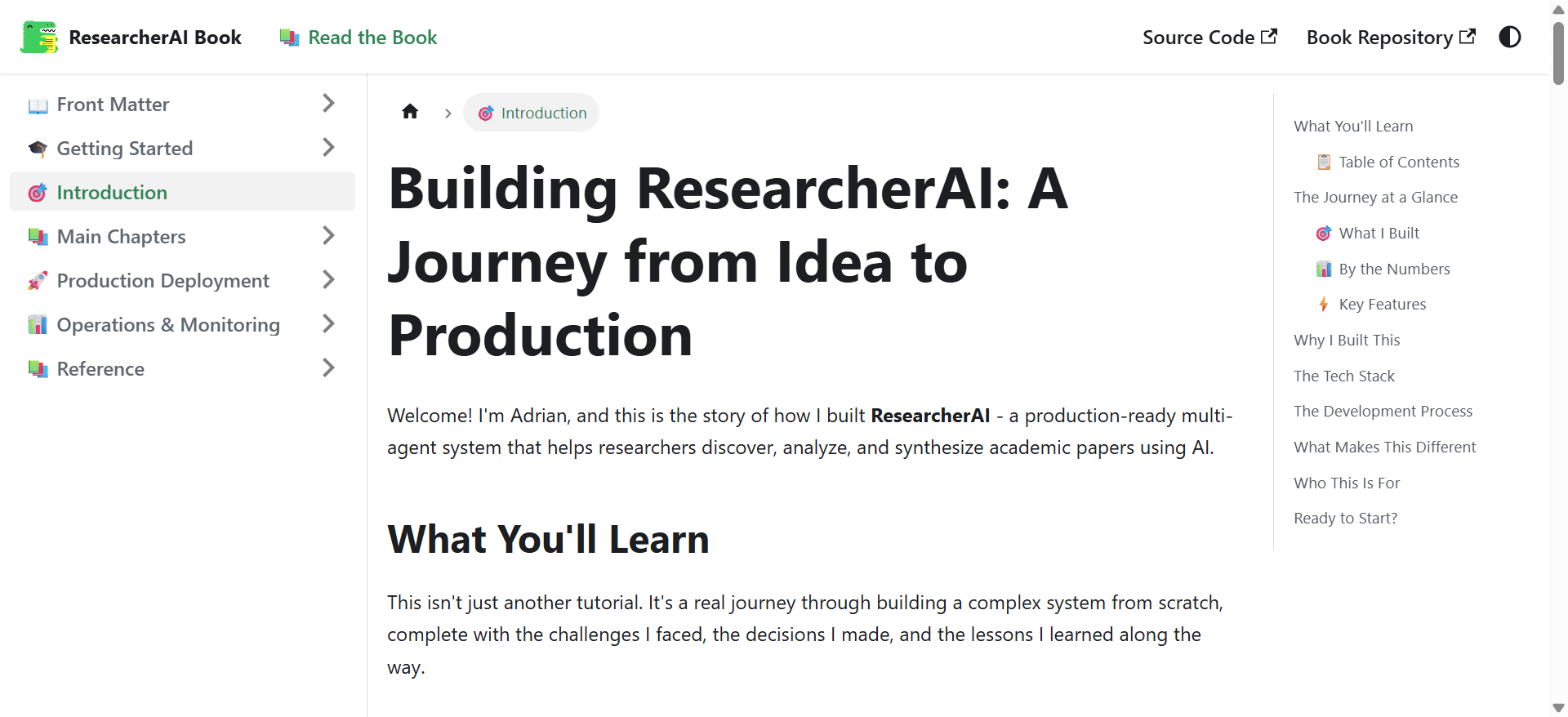 ResearcherAI - multi-agent RAG research system